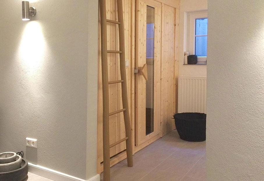 Eigene Sauna im Haus