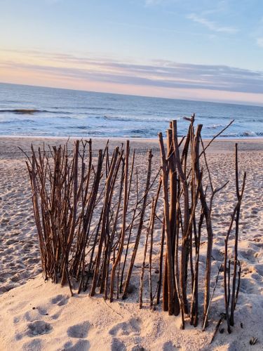 Sonnenuntergang am Strand von Sylt